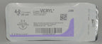 Ethicon 4-0 Coated VICRYL J386 Violet Braided Suture Synthetic Reverse Cutting