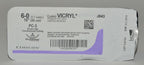 Ethicon 6-0 J843 Coated VICRYL Undyed Braided Conventional Cutting Suture x22Pcs