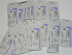 Ethicon 6-0 J843 Coated VICRYL Undyed Braided Conventional Cutting Suture x22Pcs