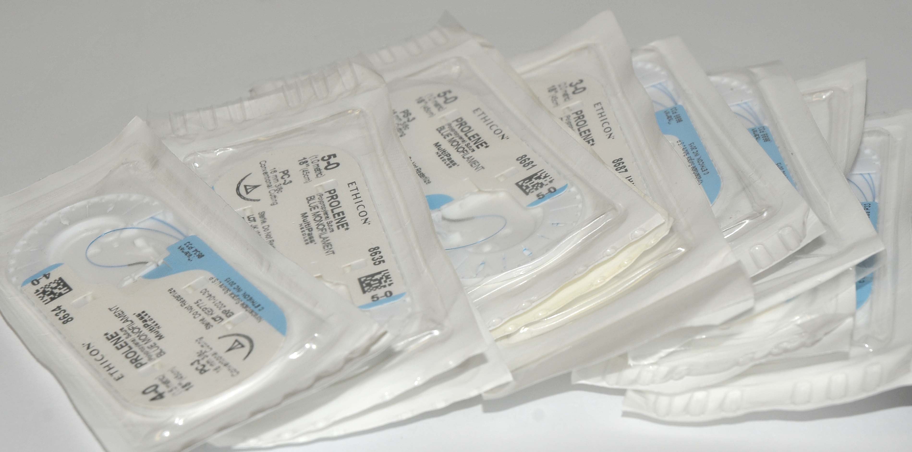 Ethicon PROLENE 8634 8635 8681 8687 8699 Blue Monofilament 3-0 4-0 5-0 LOT