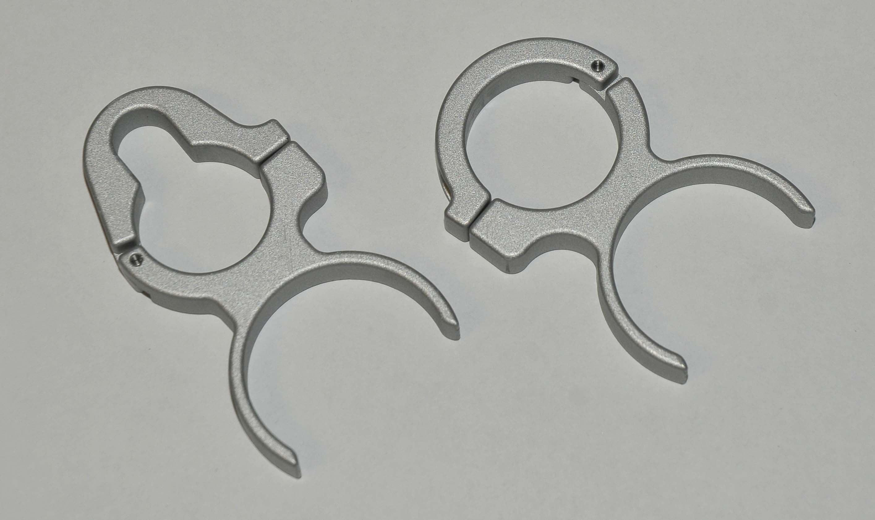 Exelo2 CO2 Fractional Laser Mast ARM CLAMPS (Set of 2) Exelo2 Silver Metal Exelo