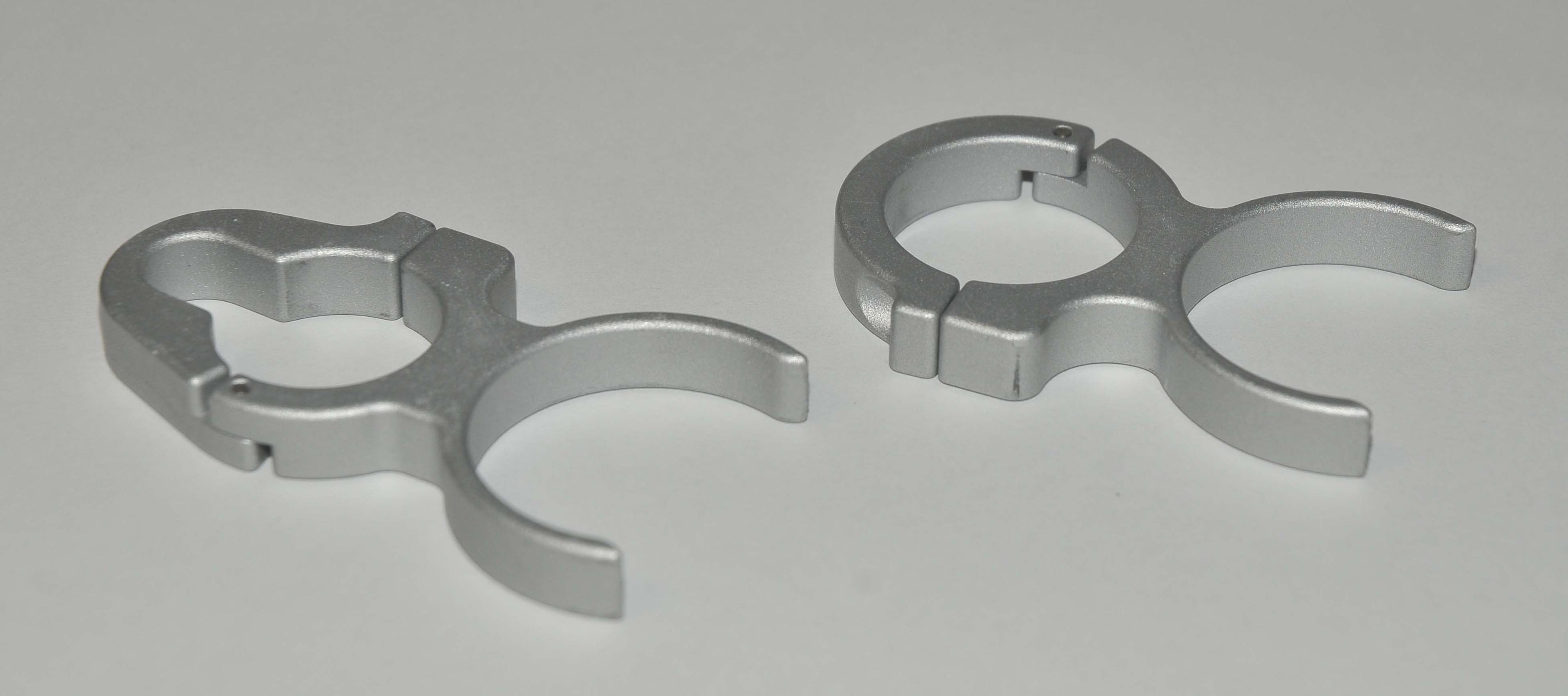 Exelo2 CO2 Fractional Laser Mast ARM CLAMPS (Set of 2) Exelo2 Silver Metal Exelo