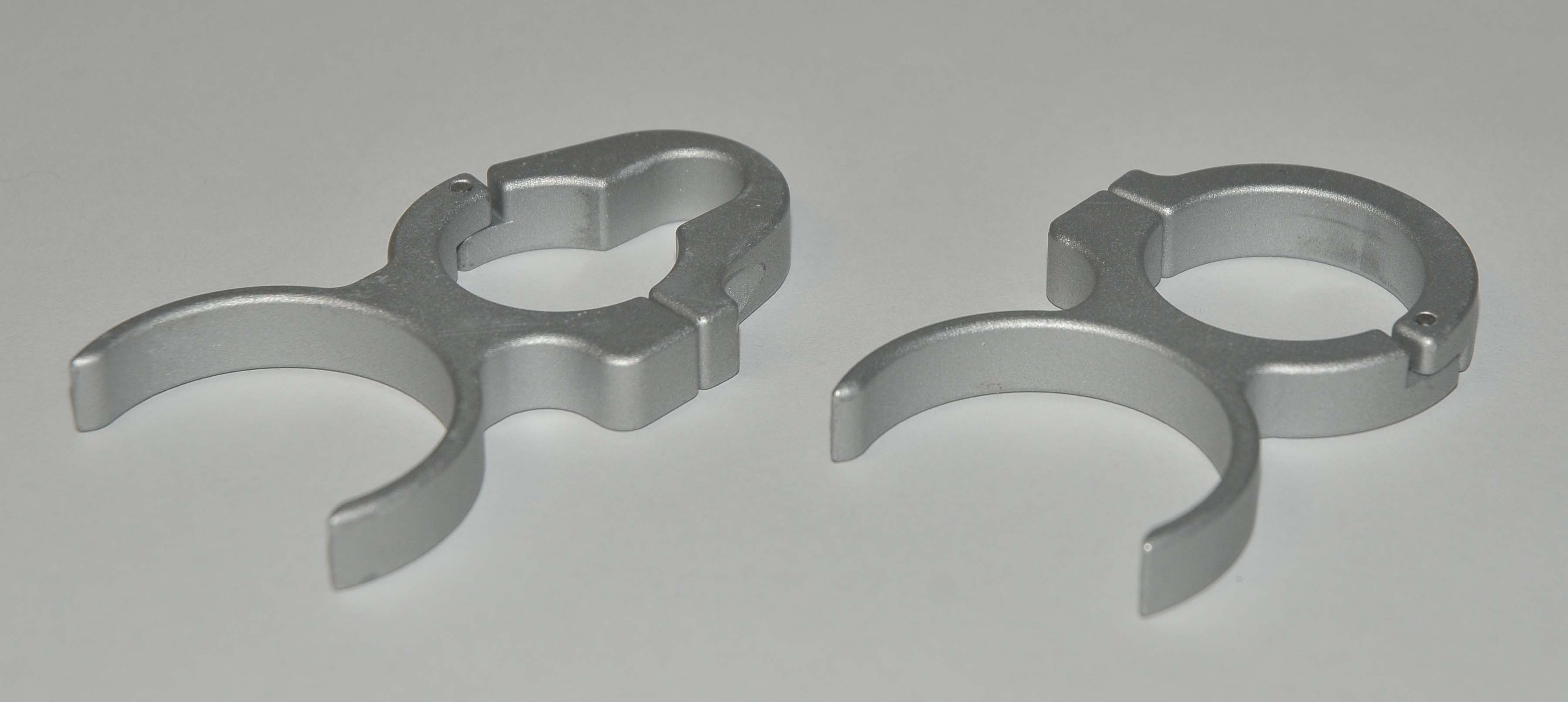 Exelo2 CO2 Fractional Laser Mast ARM CLAMPS (Set of 2) Exelo2 Silver Metal Exelo