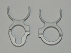 Exelo2 CO2 Fractional Laser Mast ARM CLAMPS (Set of 2) Exelo2 Silver Metal Exelo