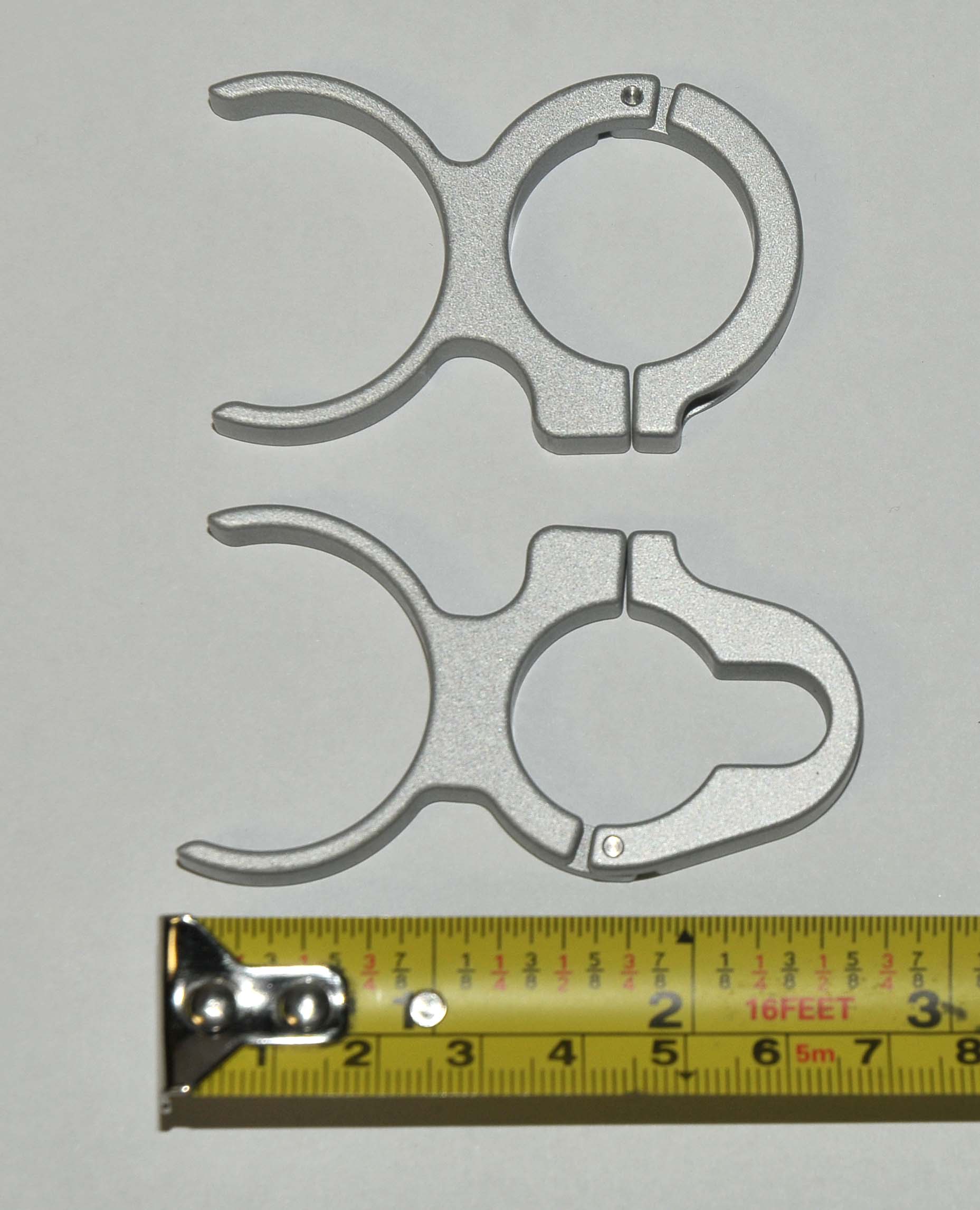 Exelo2 CO2 Fractional Laser Mast ARM CLAMPS (Set of 2) Exelo2 Silver Metal Exelo