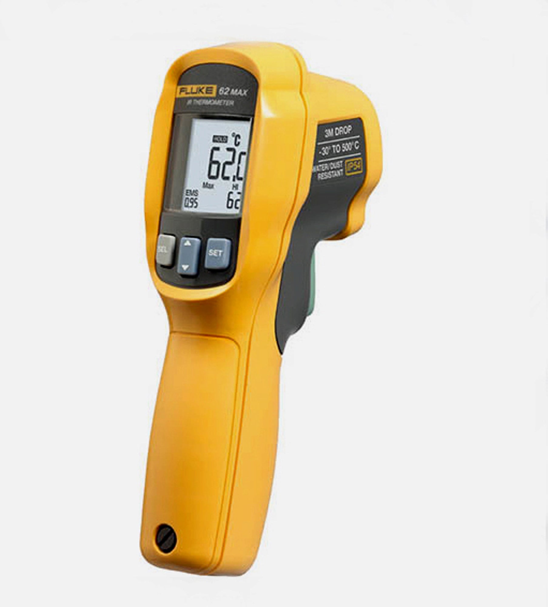 FLUKE 62 MAX Infrared Thermometer -22 to 932 F Temperature Laser Technology