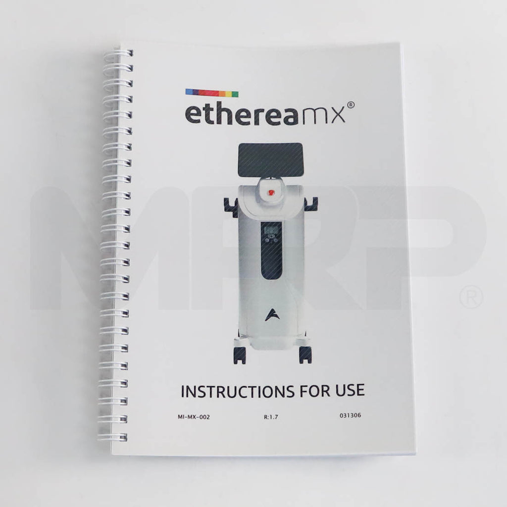 Vydence Etherea-MX Operator's Instructions For Use Manual