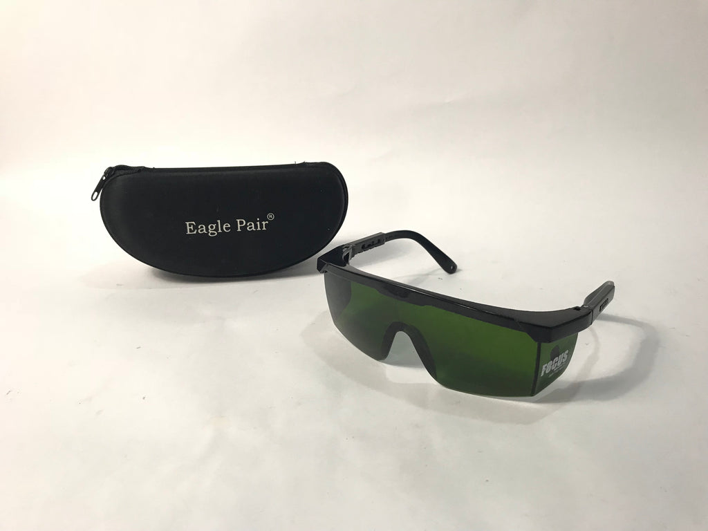 Focus Medical IPL Flash Safety Glasses Eye Protection Goggles Pulsed Light AS IS