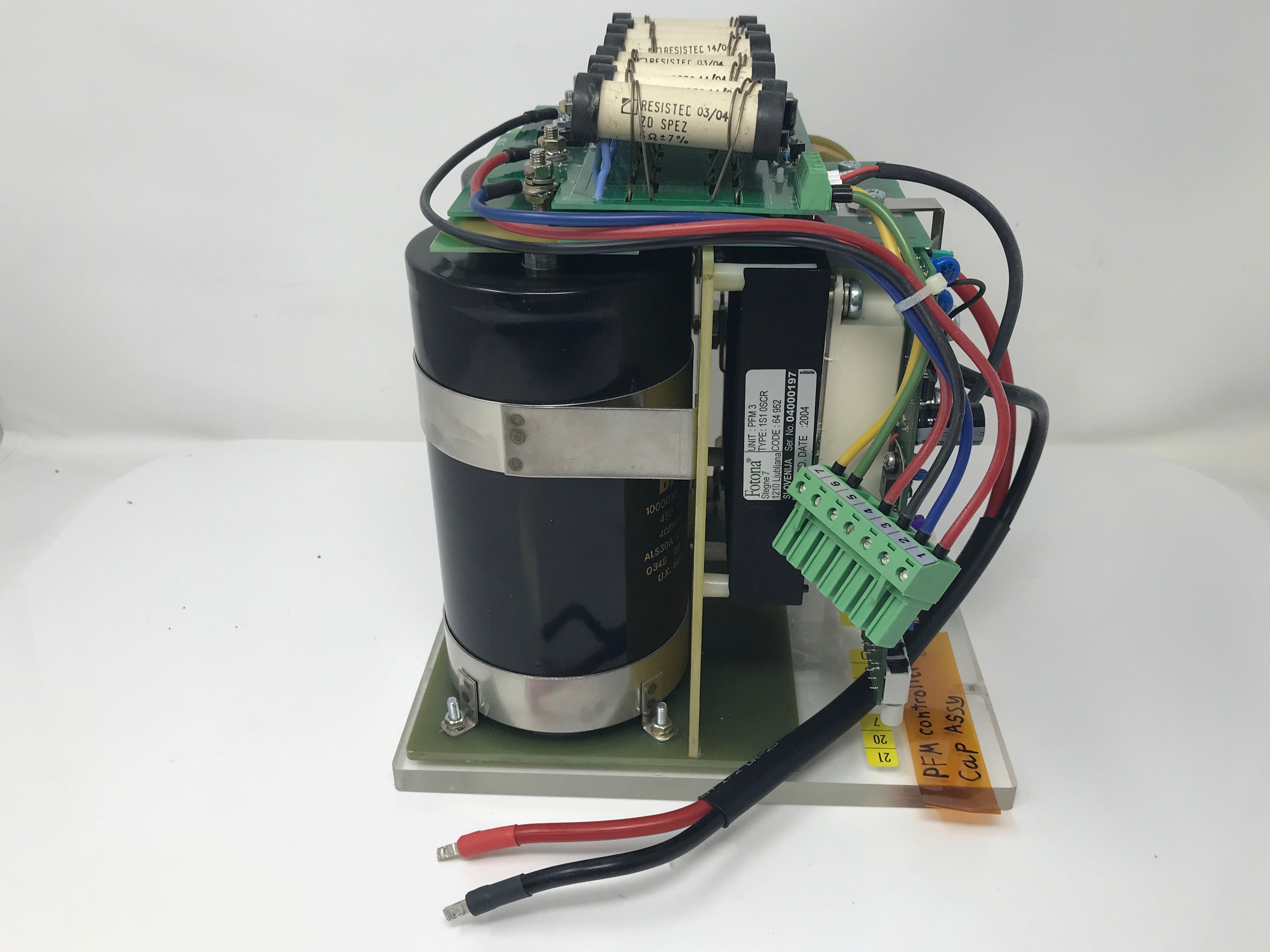 Fotona Dualis XP Laser PFM CTRL Controller Capacitor Assembly PFM3 64952