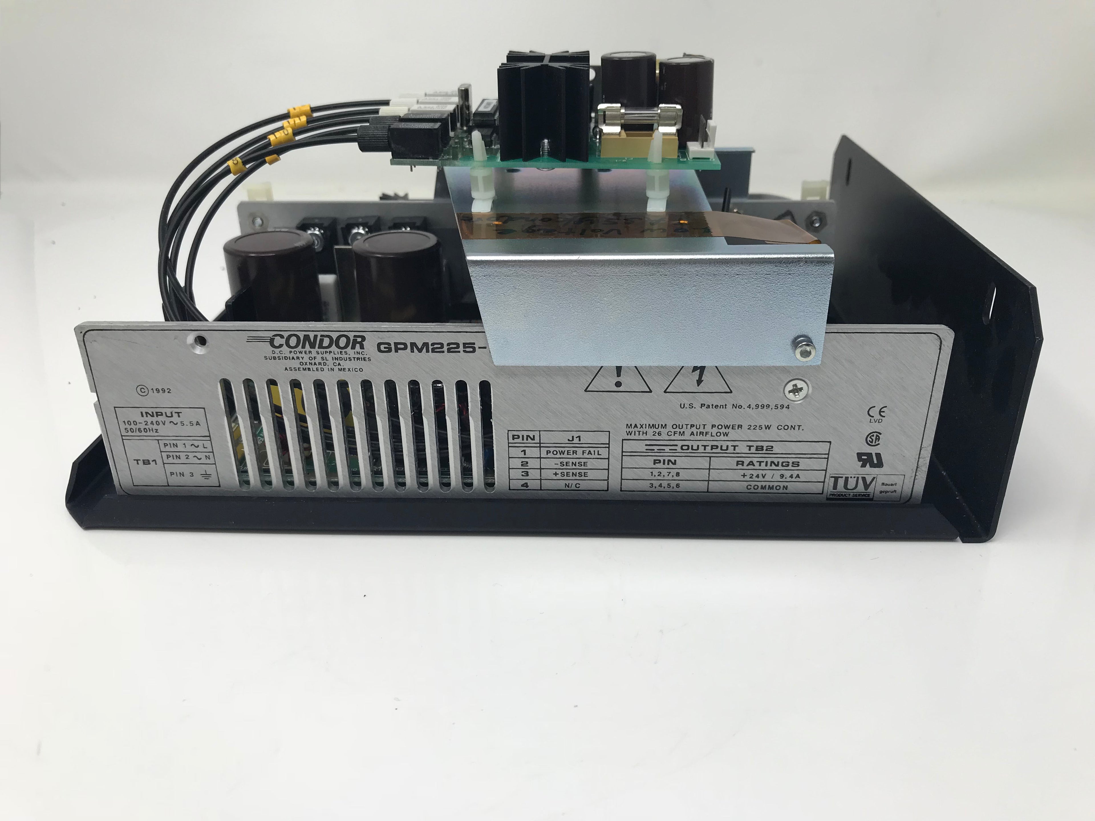 Fotona Dualis XP Low Voltage Power Supply Condor GPM225-24 GSM28-5 LVPS Assembly
