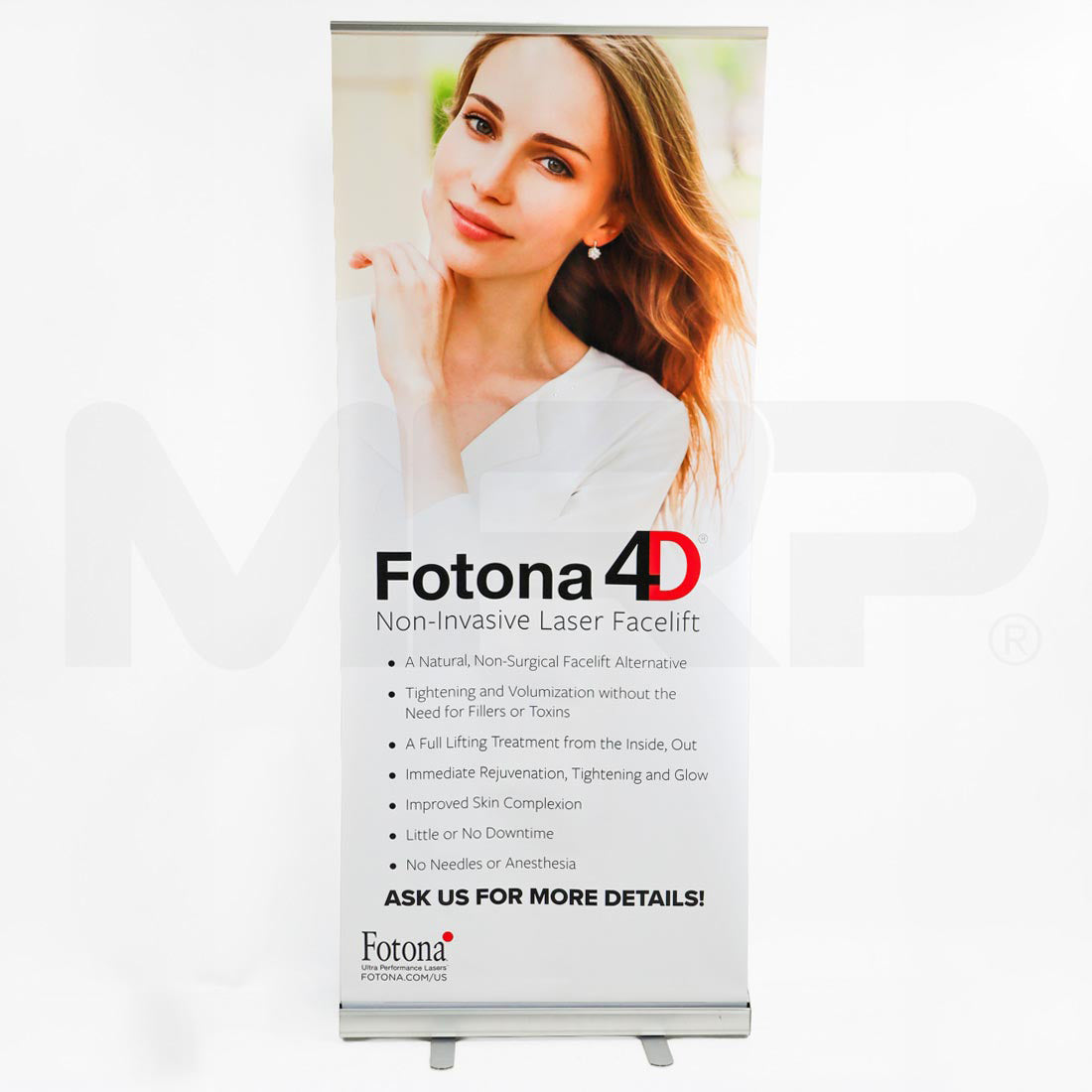 Fotona 4D Non-Invasive Laser Facelift Marketing Display Banner