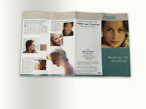 Fraxel Fractional Laser Skin Resurfacing Pigment AntiAging Patient Brochure 25pk
