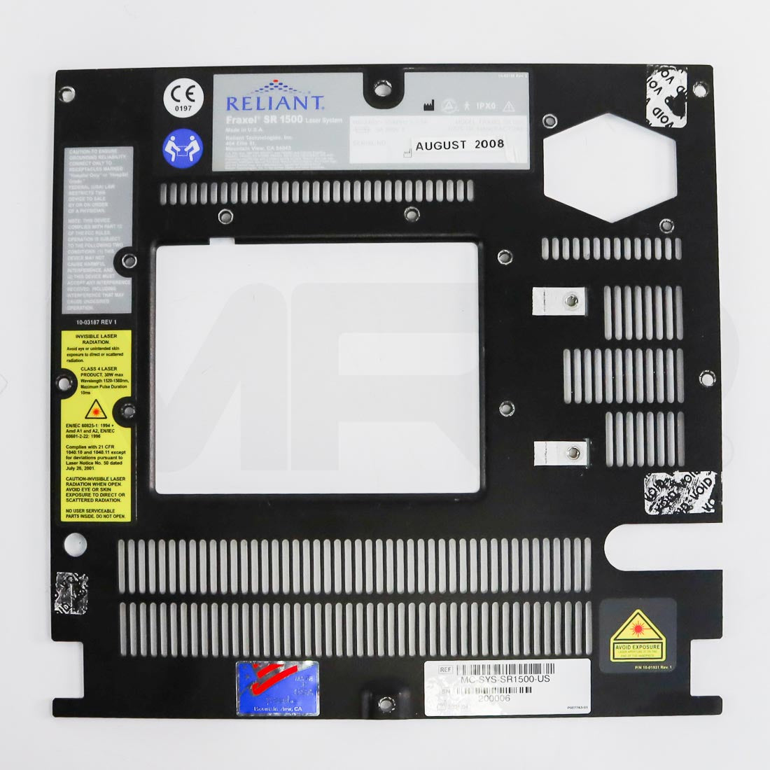 Solta Reliant Fraxel Back Housing Panel