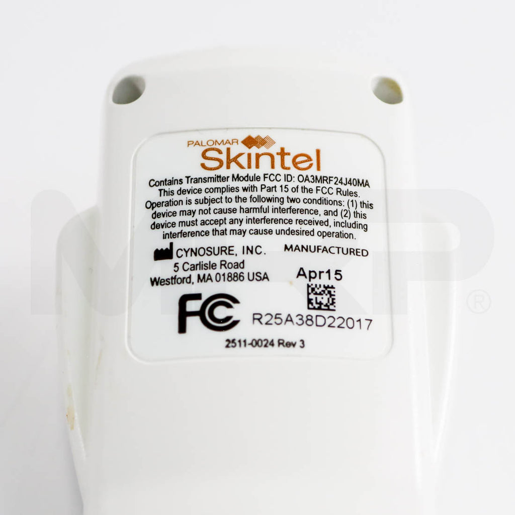 2015 Cynosure Palomar Skintel Melanin Density Laser Scanner Label