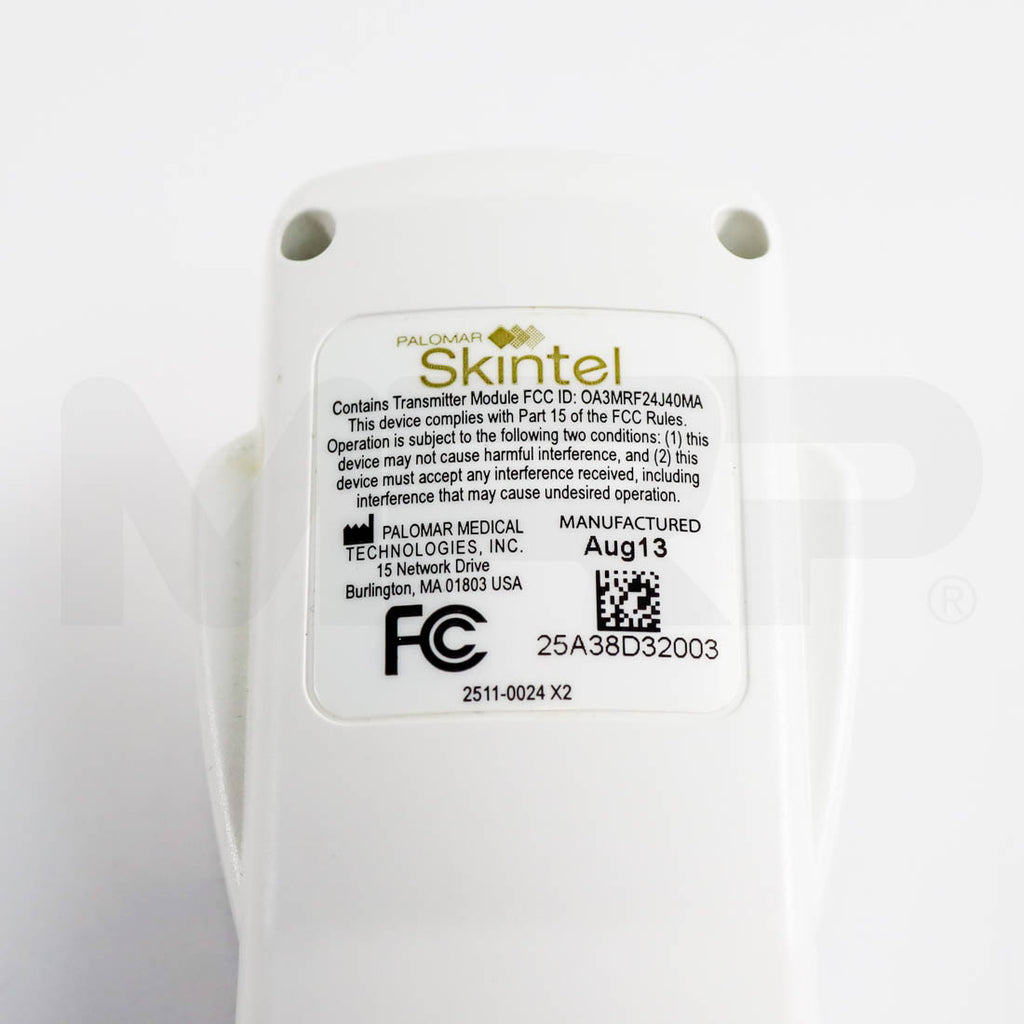 2013 Cynosure Palomar Skintel Melanin Density Laser Scanner Label