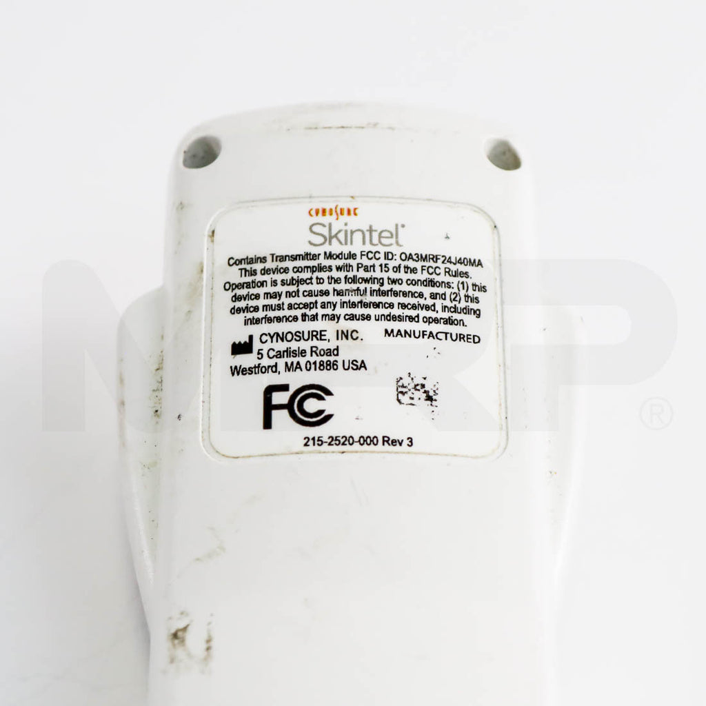 Cynosure Palomar Skintel Melanin Density Laser Scanner Label