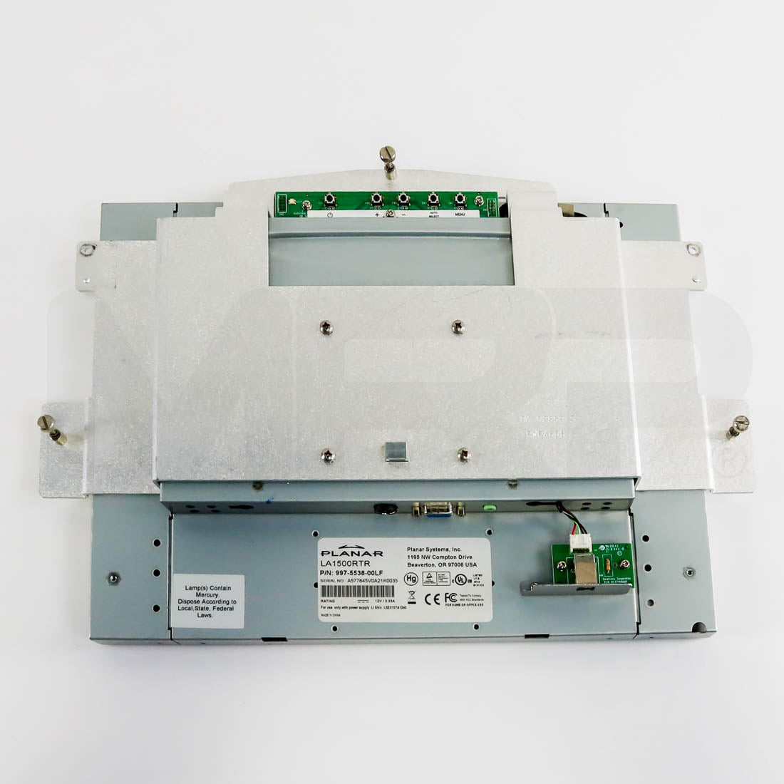 Solta Reliant Fraxel Dual Screen Assembly Back