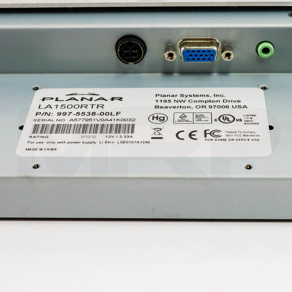 Solta Reliant Fraxel Dual Touch Screen Assembly Label
