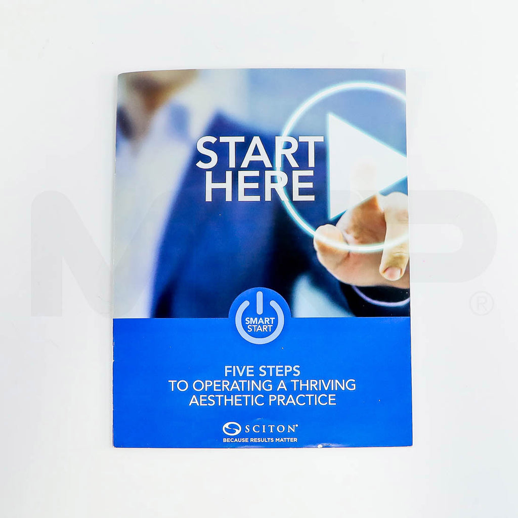 Sciton Joule Smart Start "Five Steps to Operating a Thriving Aesthetic Practice" booklet front cover
