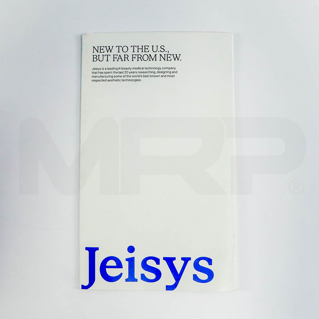 Jeisys Density "New to the U.S., But Far From New" brochure front cover