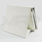 Back of Sciton easel binder standing upright