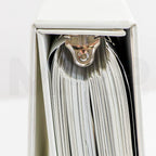 Close-up of Sciton binder spine and ring mechanism with pages