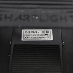 Xurui XF-1 foot switch label, 10A/250VAC, inside SharpLight pedal guard
