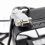 Close-up of SharpLight OmniMax foot pedal 9-pin D-sub connector