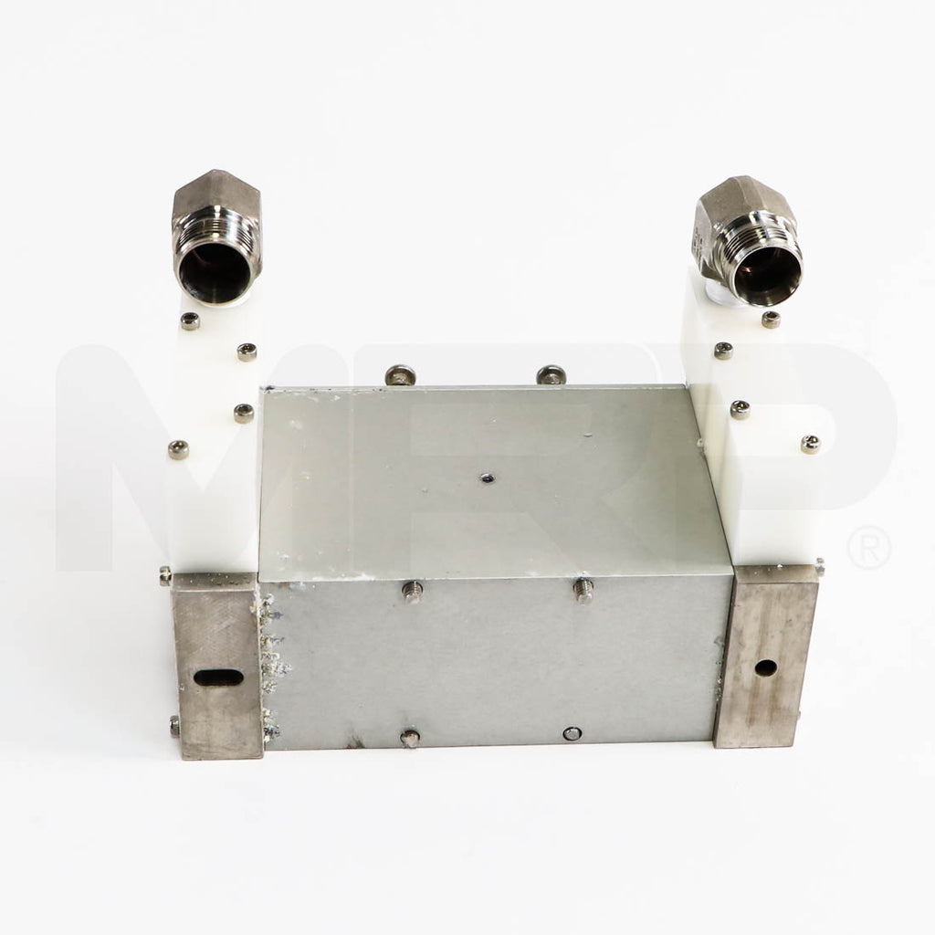 Candela GentleYAG laser head cavity body showing coolant fittings