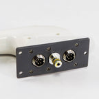 i-Shape TS4000 applicator connector plate with two 5-pin connectors and coaxial port