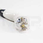 Front view of i-Shape TS4000 face applicator tip showing roller electrodes