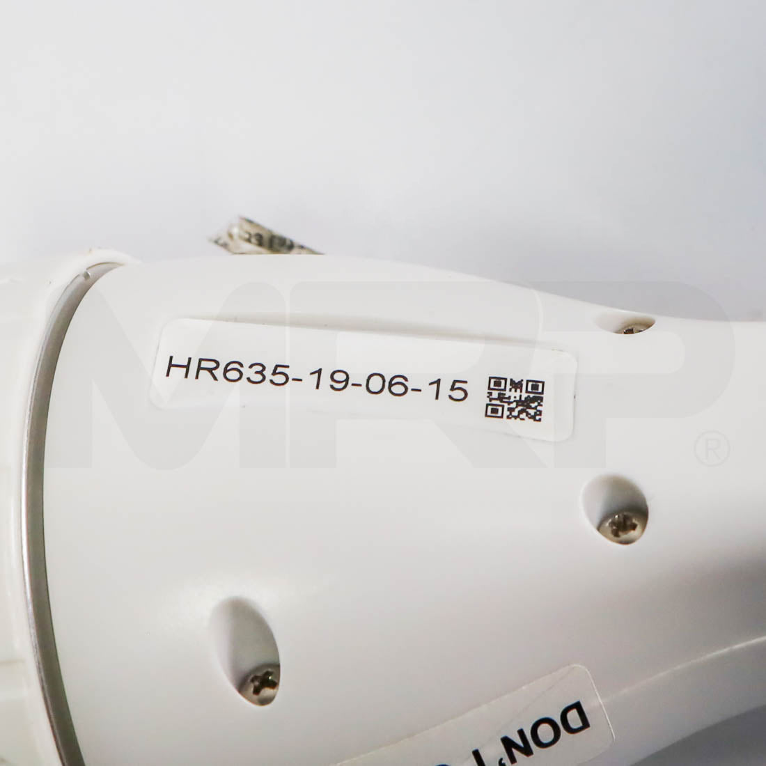 SharpLight HR 635 handpiece serial number label HR635-19-06-15