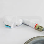 SharpLight HR 635 IPL handpiece side view with treatment window