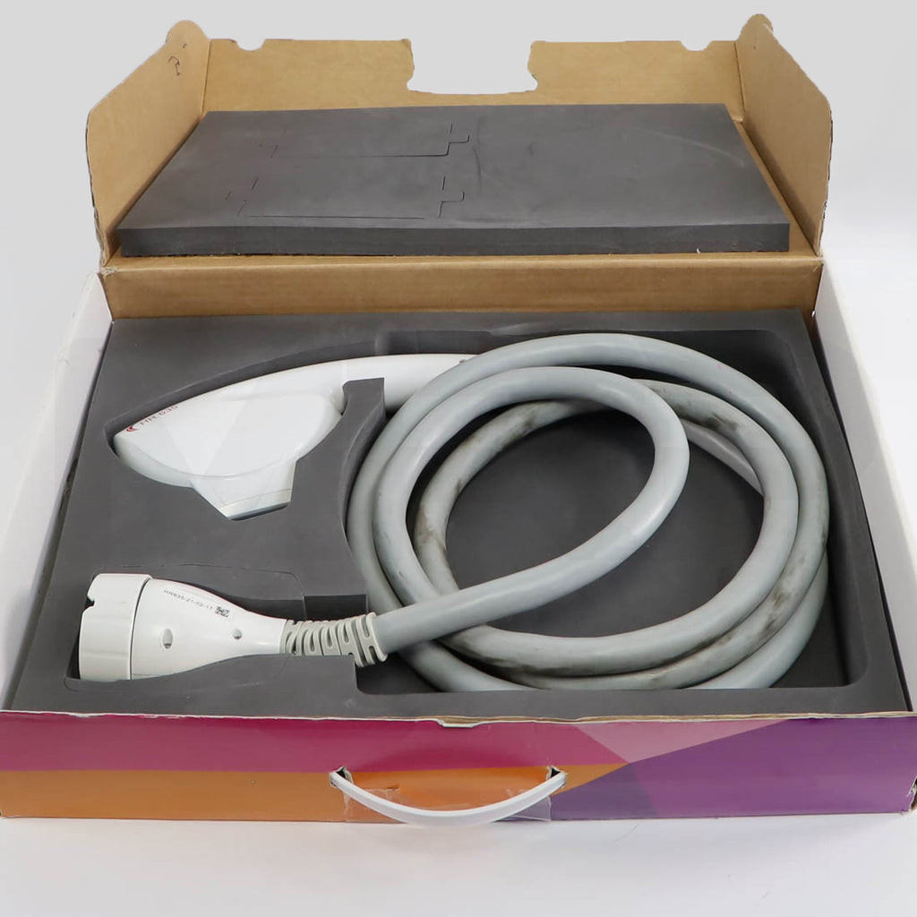 SharpLight OmniMax HR 635 hair removal IPL handpiece in foam-lined storage case