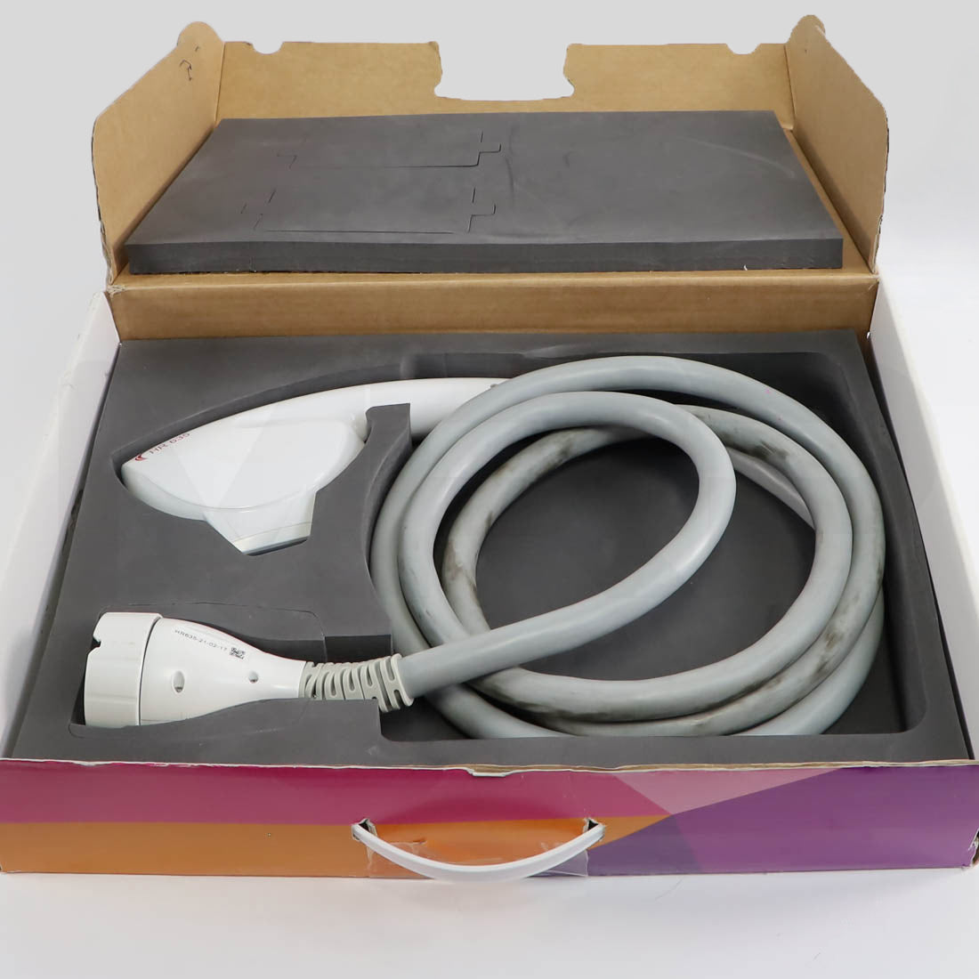 SharpLight OmniMax HR 635 hair removal IPL handpiece in foam-lined storage case