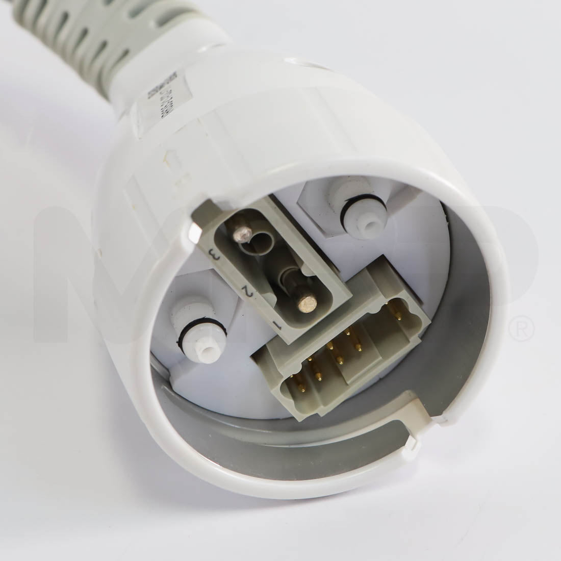 SharpLight HR 635 handpiece system connector pins close-up