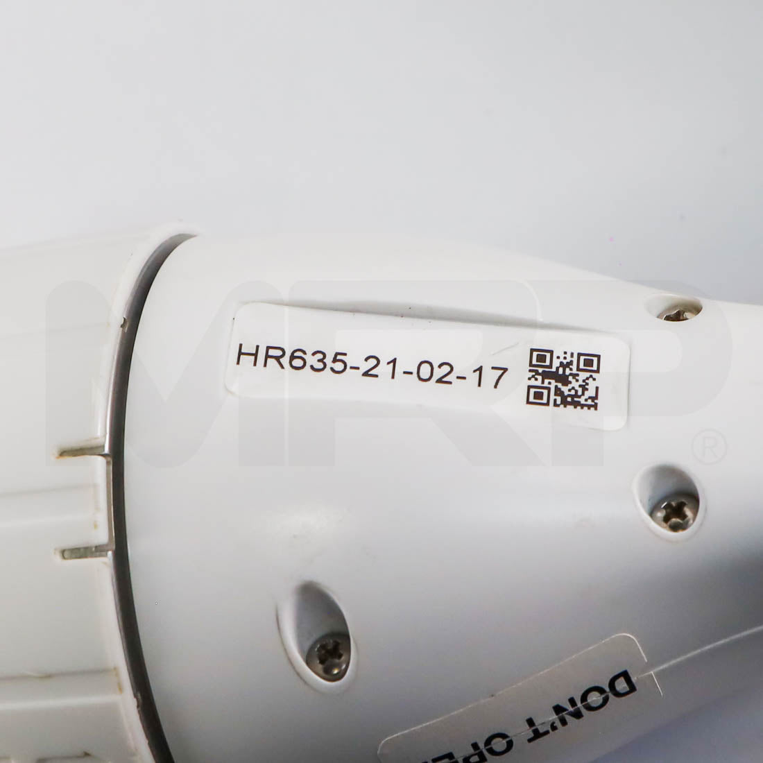 SharpLight HR 635 handpiece serial number label HR635-21-02-17
