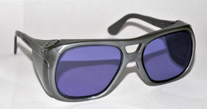 GPT- GLENDALE Safety Glasses Eye Protection Gray O.D. 6 @ 578 nm Purple Glass