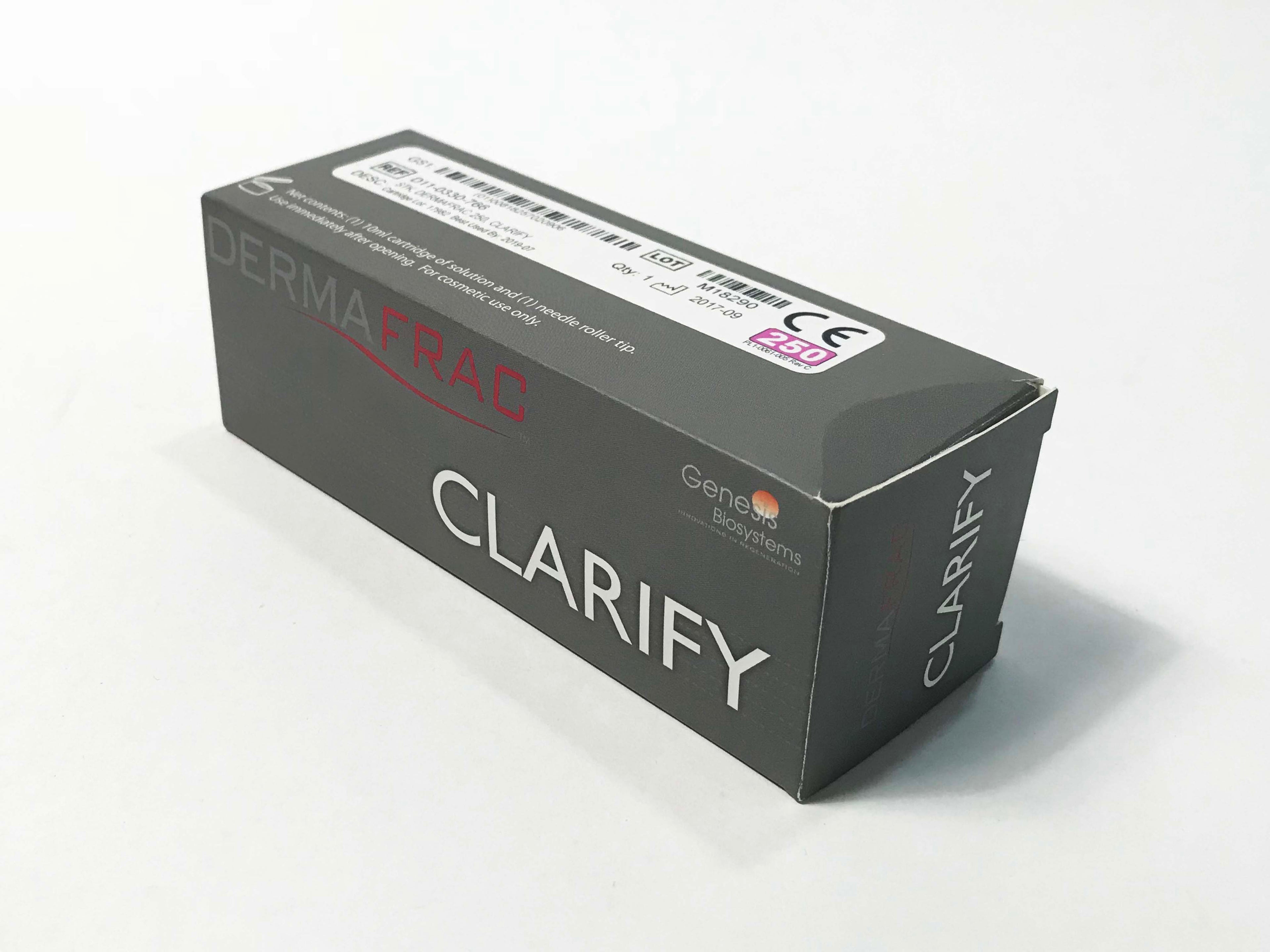 Genesis BioSystems DermaFrac Microneedle CLARIFY AHA/BHA Serum Cartridge 250 Pin