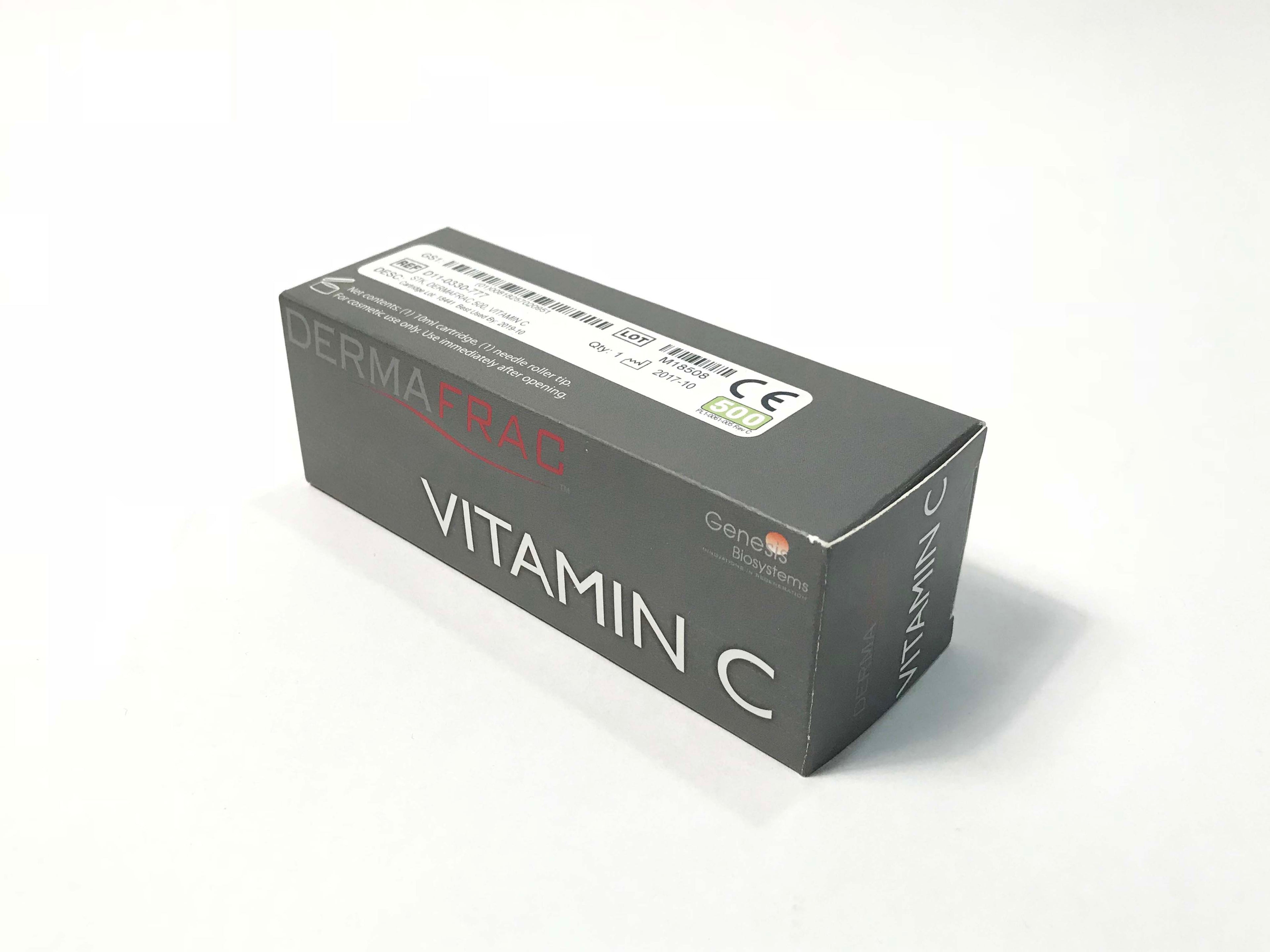 Genesis BioSystems DermaFrac Microneedling Vitamin C Infusion Cartridge 500 Pin