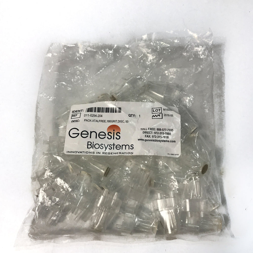 Genesis Biosystems Dermafrac Cartridge Tips PACK-XTALFREE D11-0294-204