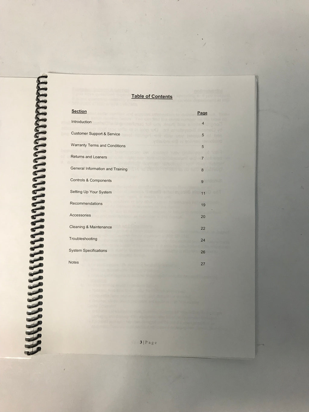 Genesis Biosystems Dermafrac Dermabrasion/LED Beauty System Operators Manual
