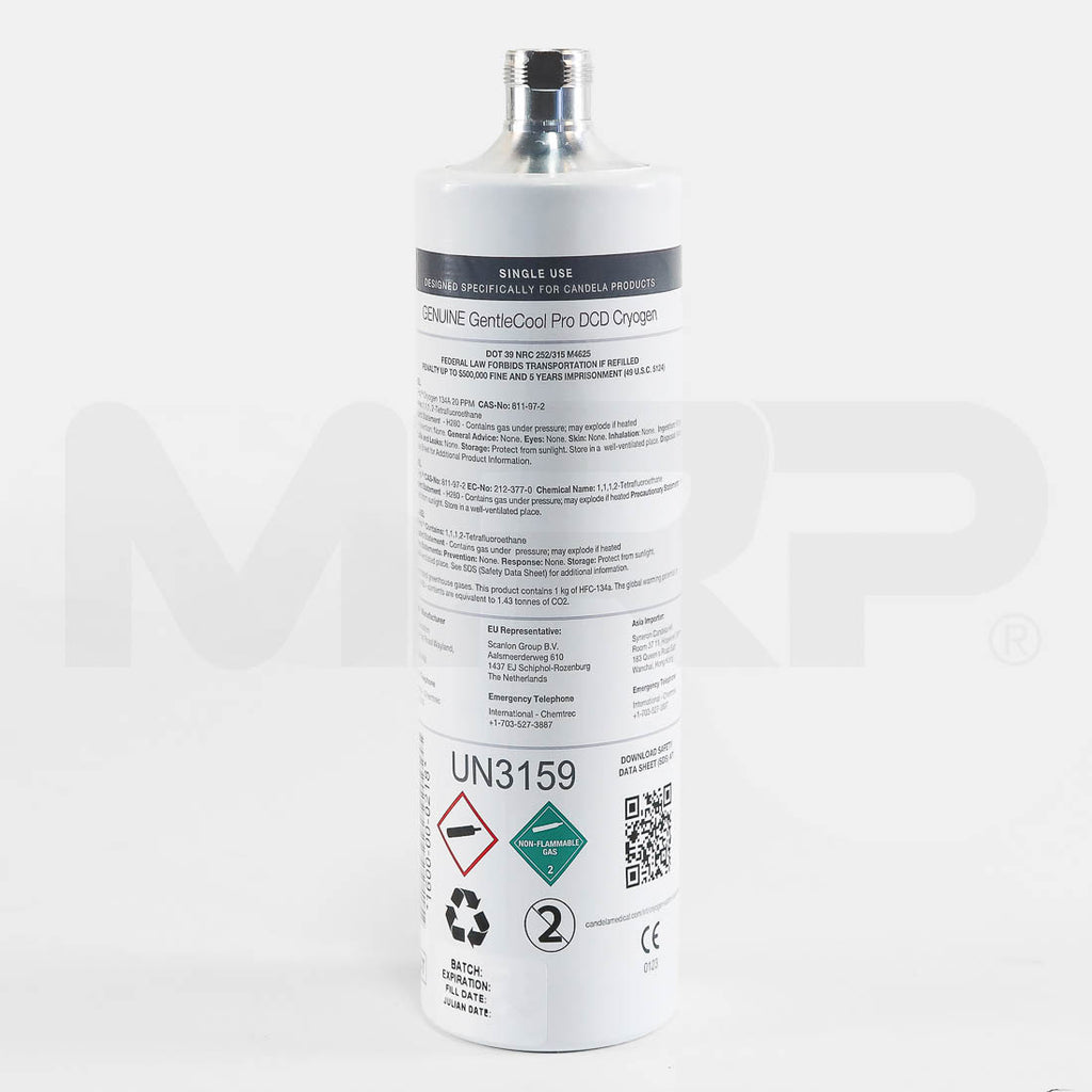 Candela GentleCool Pro DCD Cryogen Canister Back