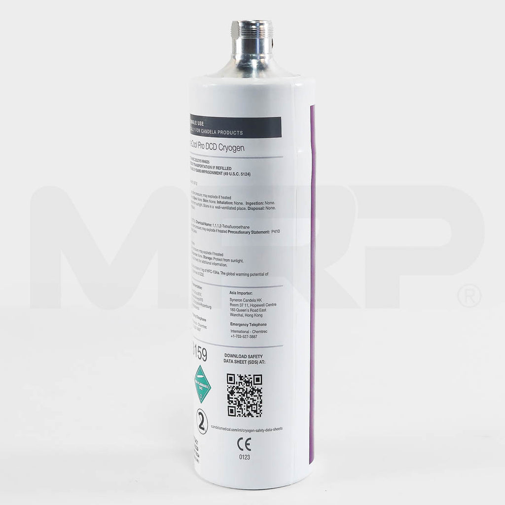 Candela GentleCool Pro DCD Cryogen Canister Back Side