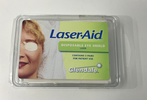 Glendale Laser Aid IPL Laser Safety Disposable Opaque Patient Eye Shield 3pack