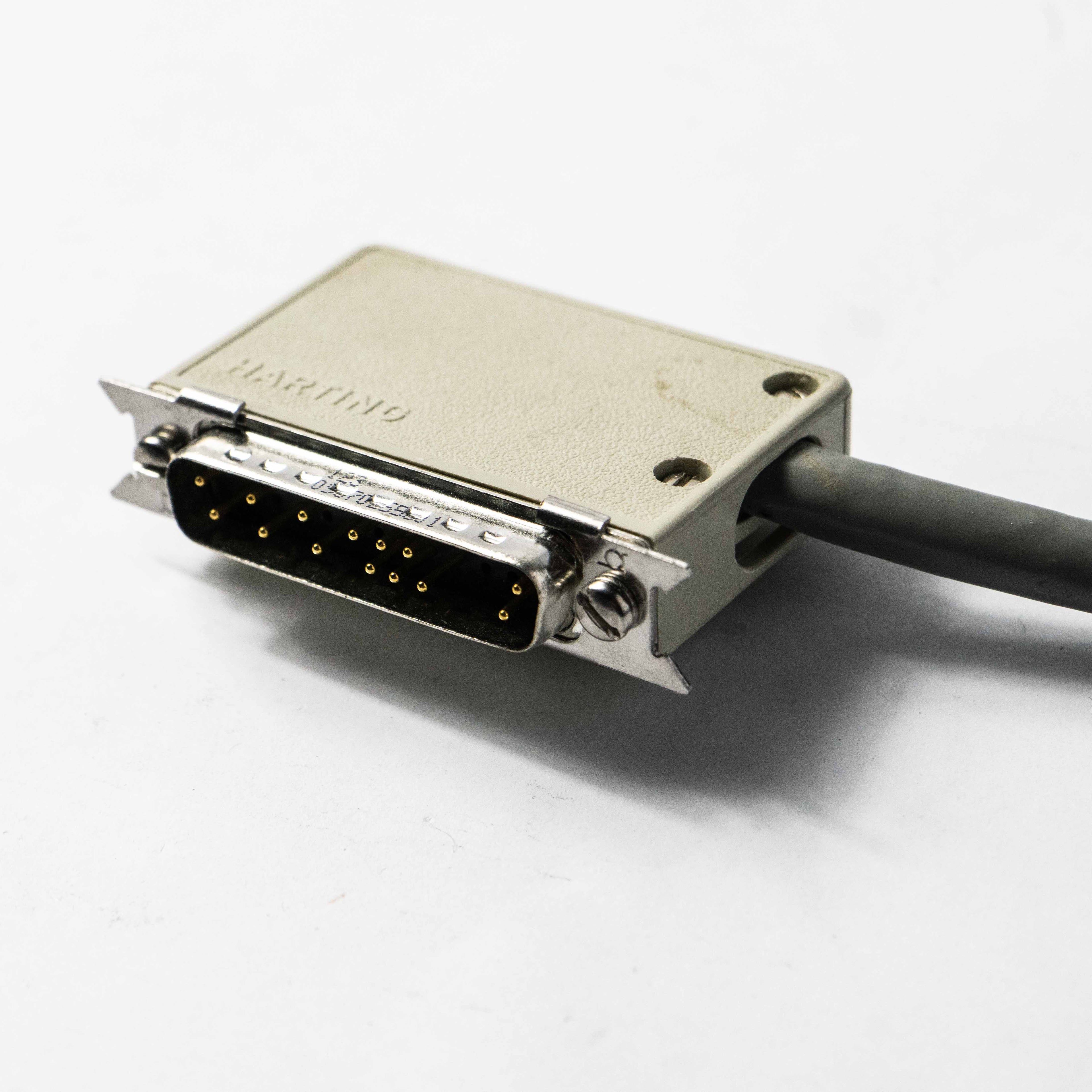 HARTING (Male to Male) 14-Pin Connector 21" inch Data Cable P/N: 2540-0008 REV G01