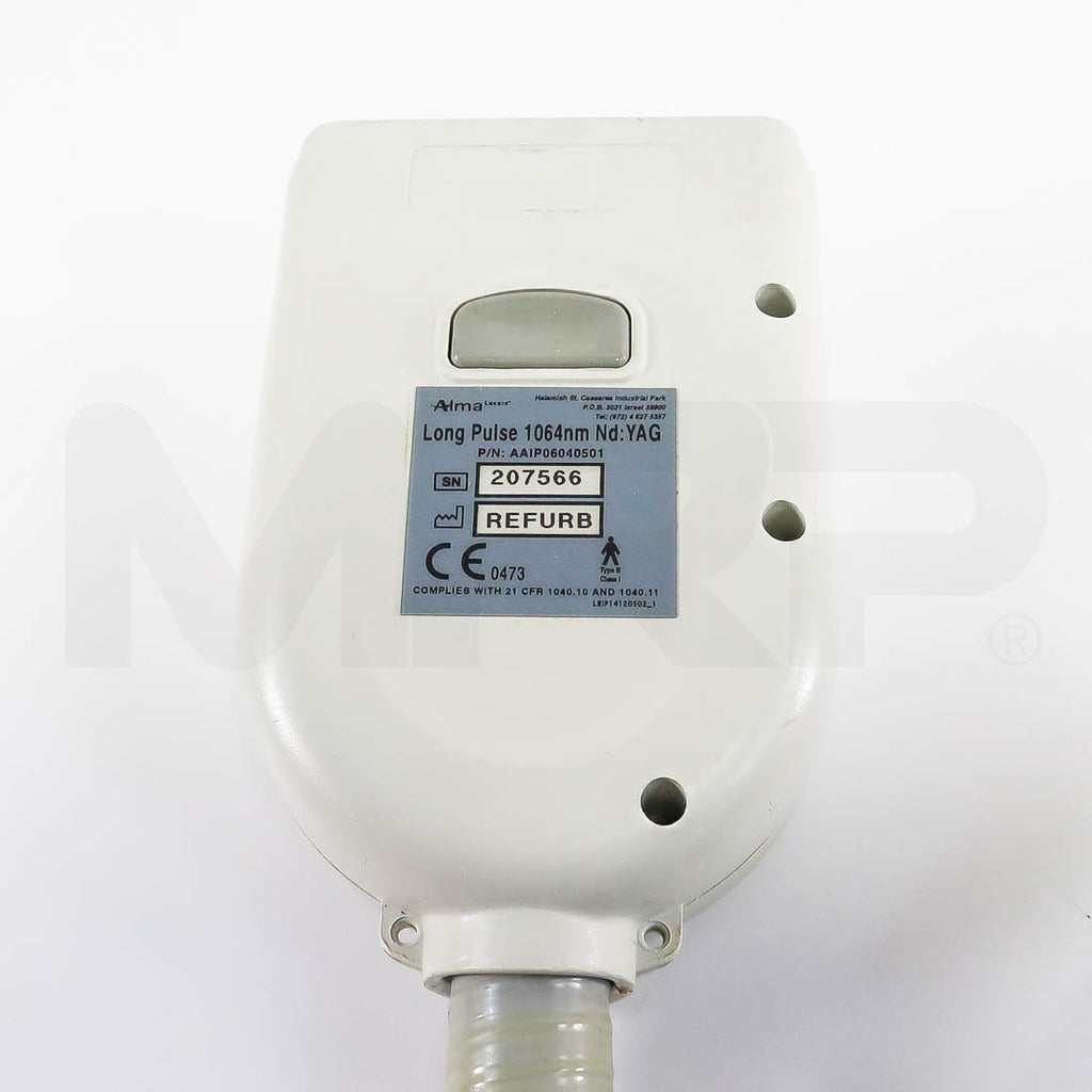 Alma Harmony XL Long Pulse 1064nm Nd:YAG Cooled Lesion Vascular Handpiece Label