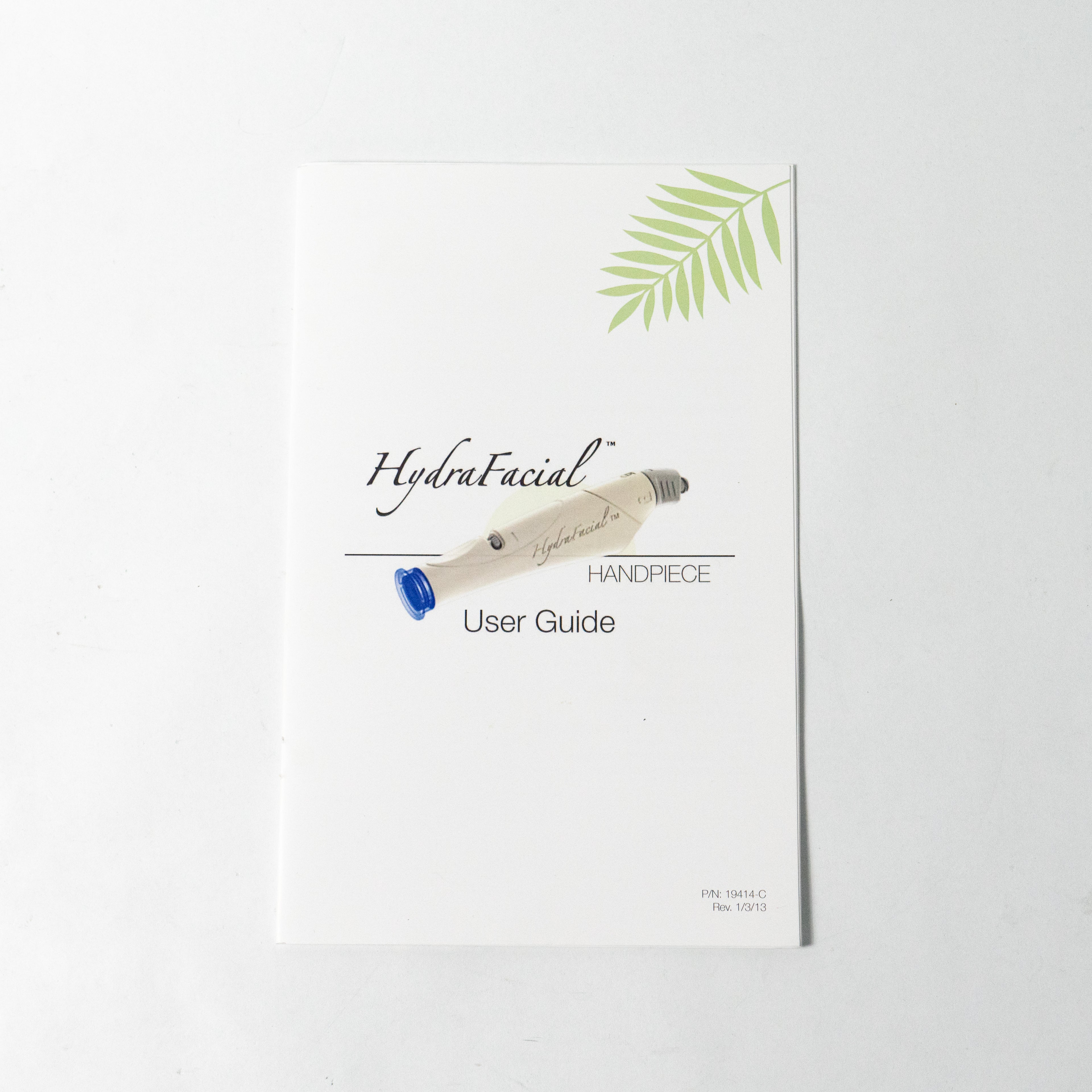 HYDRA FACIAL VARIOUS USER MANUALS - LED Handpiece, Lymphatic Drainage, MD Elite