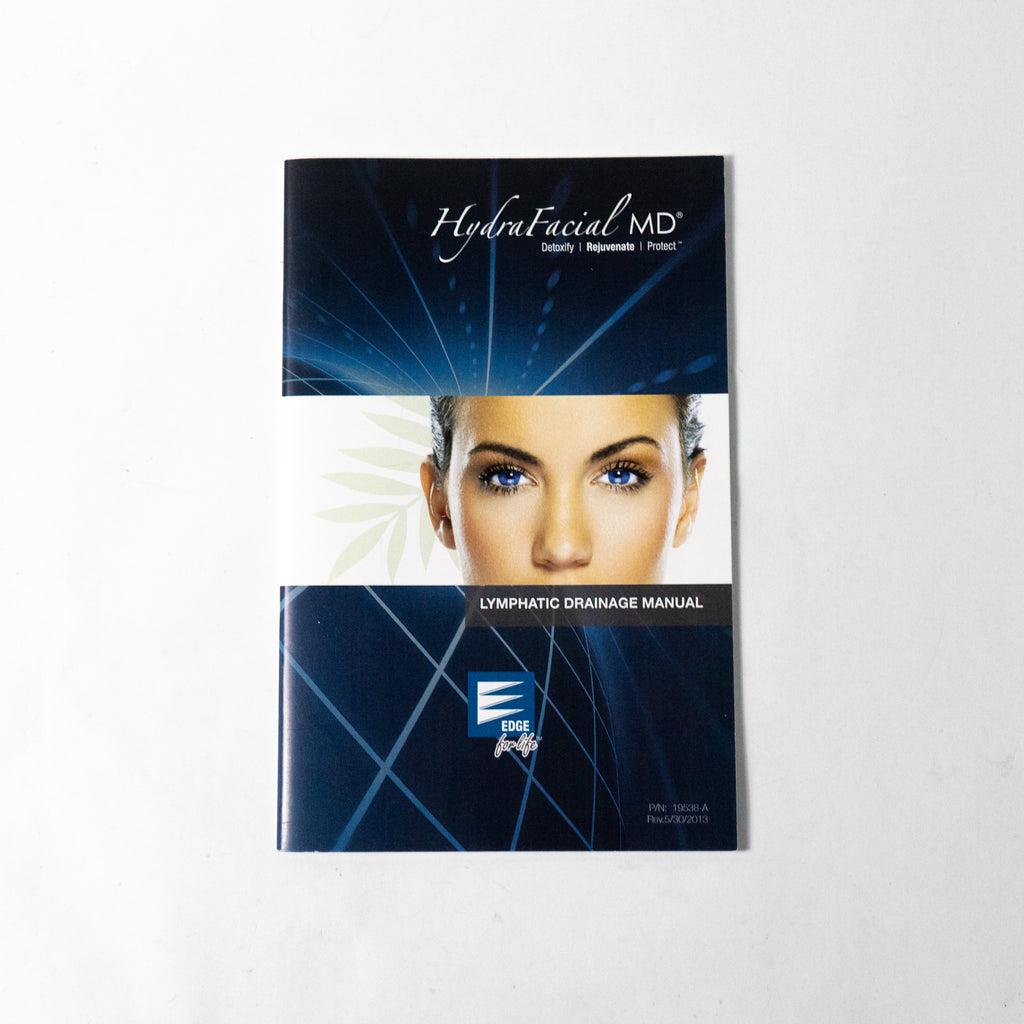 HYDRA FACIAL VARIOUS USER MANUALS - LED Handpiece, Lymphatic Drainage, MD Elite