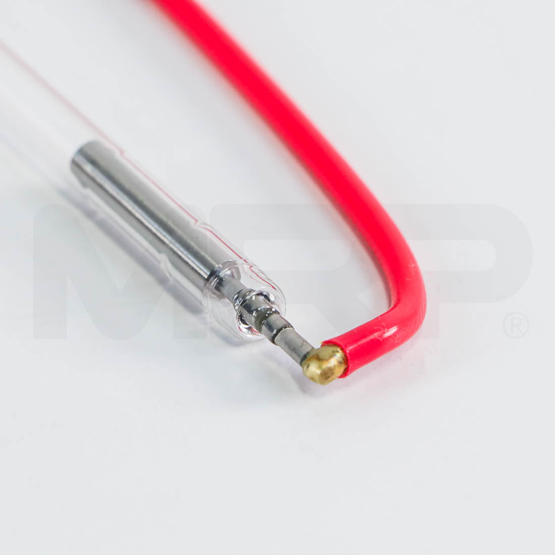 Cynosure Elite iQ flash lamp - electrode end with red lead close-up